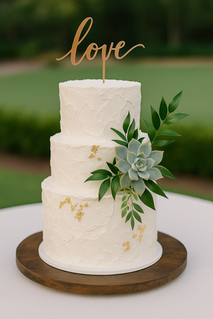 Erin and Karen Wedding Cake 2025