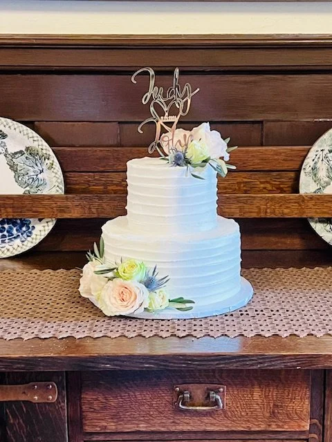 Judy and John Wedding Cake 2024