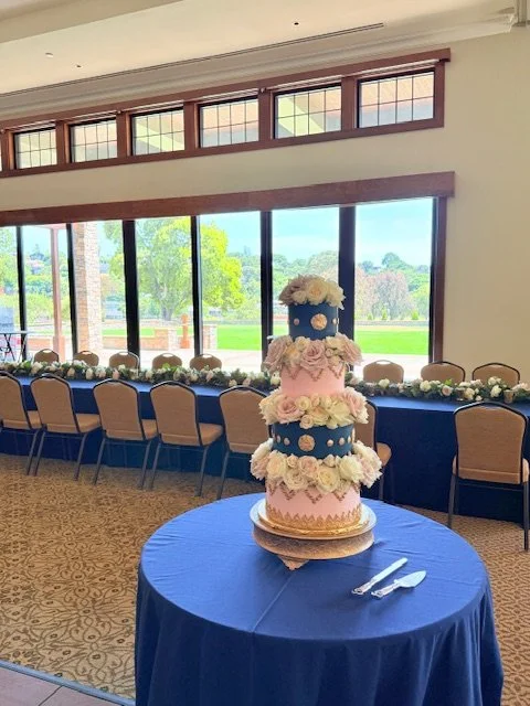 Charlotte and Adrian Wedding Cake 2025