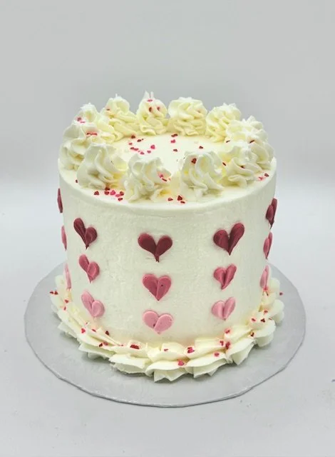 Ombre Heart Cake
