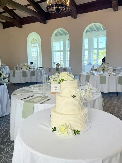 Natalie and Jordan Wedding Cake 2025