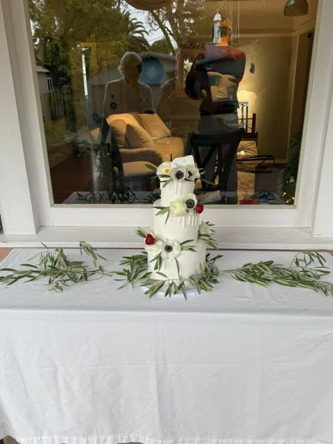 Tim and Kiana Wedding Cake 2025