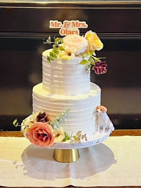 Anna and Nate Wedding Cake 2024