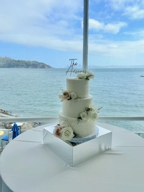 Shanna and Austin Wedding Cake 2025