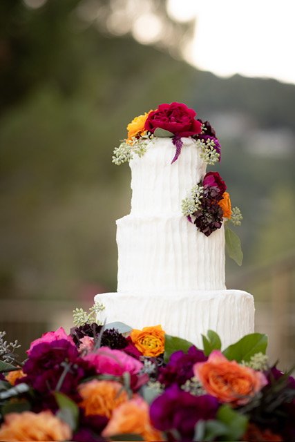 Sofia and James Wedding Cake 2024