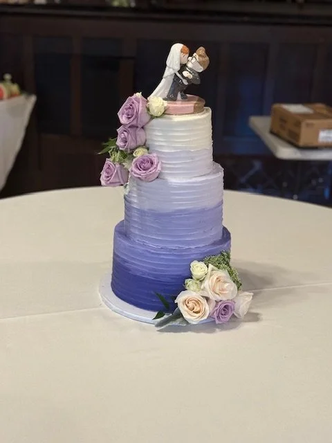 Eric and Nora Wedding Cake 2025