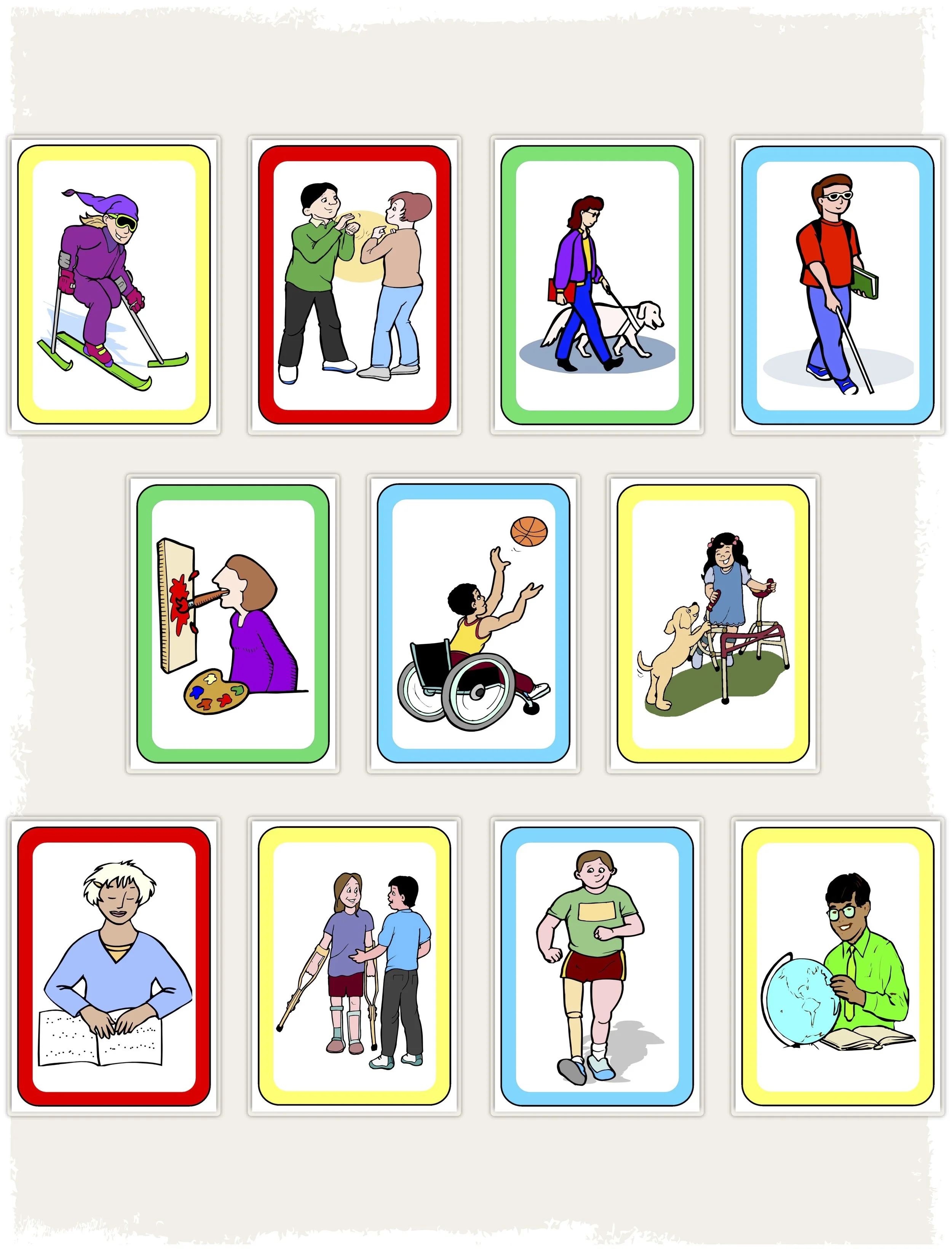 Inclusion Flashcards — working walls