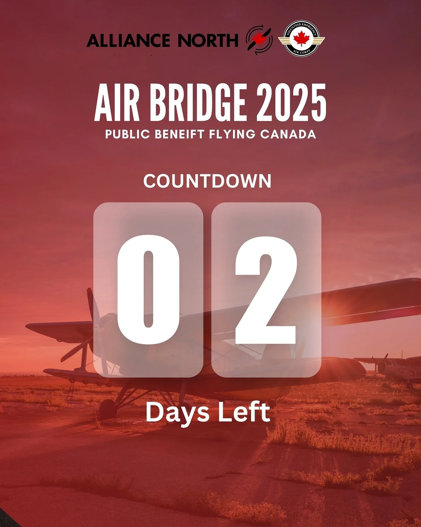 We&rsquo;re two days away from the 2025 Air Bridge by the VEAC &amp; Alliance North. 

We&rsquo;ve prepared very hard and we&rsquo;re optimistic about the outcomes! 

#allianceflyingnorth #alliancenorth #vaec #airbridge2025 #airbridge