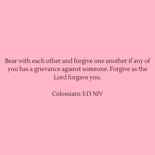 When in doubt... forgive 🙏&hearts;️