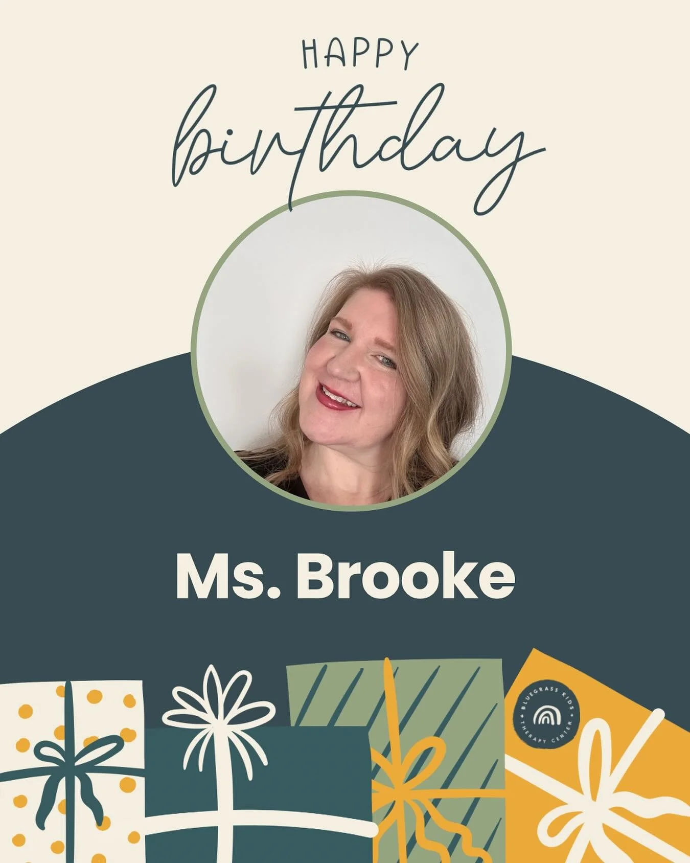 Wishing a great big Happy Birthday to Ms. Brooke! ✨

She is full of sunshine, hugs, and love and we are SO lucky to have her to keep things running smoothly around here! Please help us wish her a big happy birthday! We love you Ms. Brooke! 🎉✨🎈💛