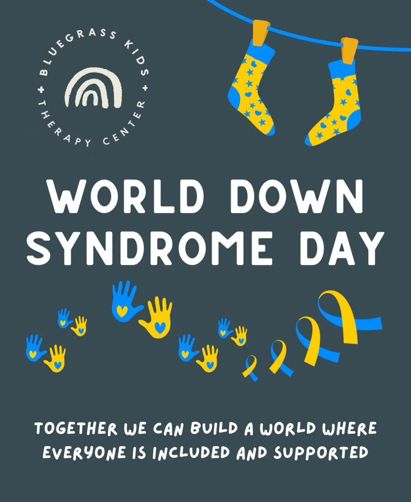 Today we celebrate World Down Syndrome Day 💙💛

At our clinic, we are honored to support and learn from children with Down syndrome every day. Each child brings unique strengths, perspectives, and joy that make our community stronger and more inclus