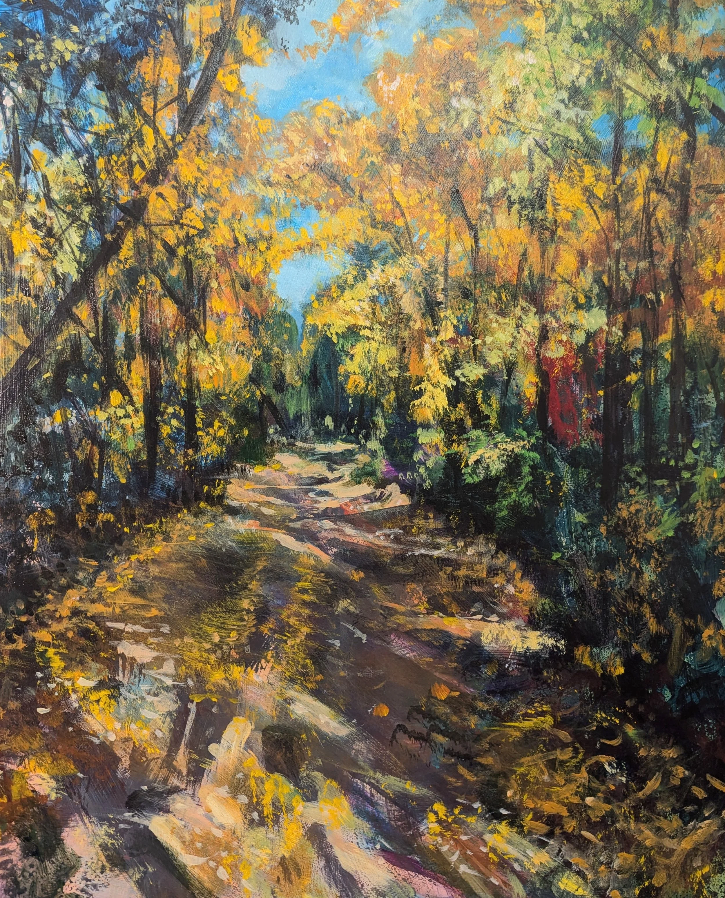 PRINT - Autumn ride on the LoBo