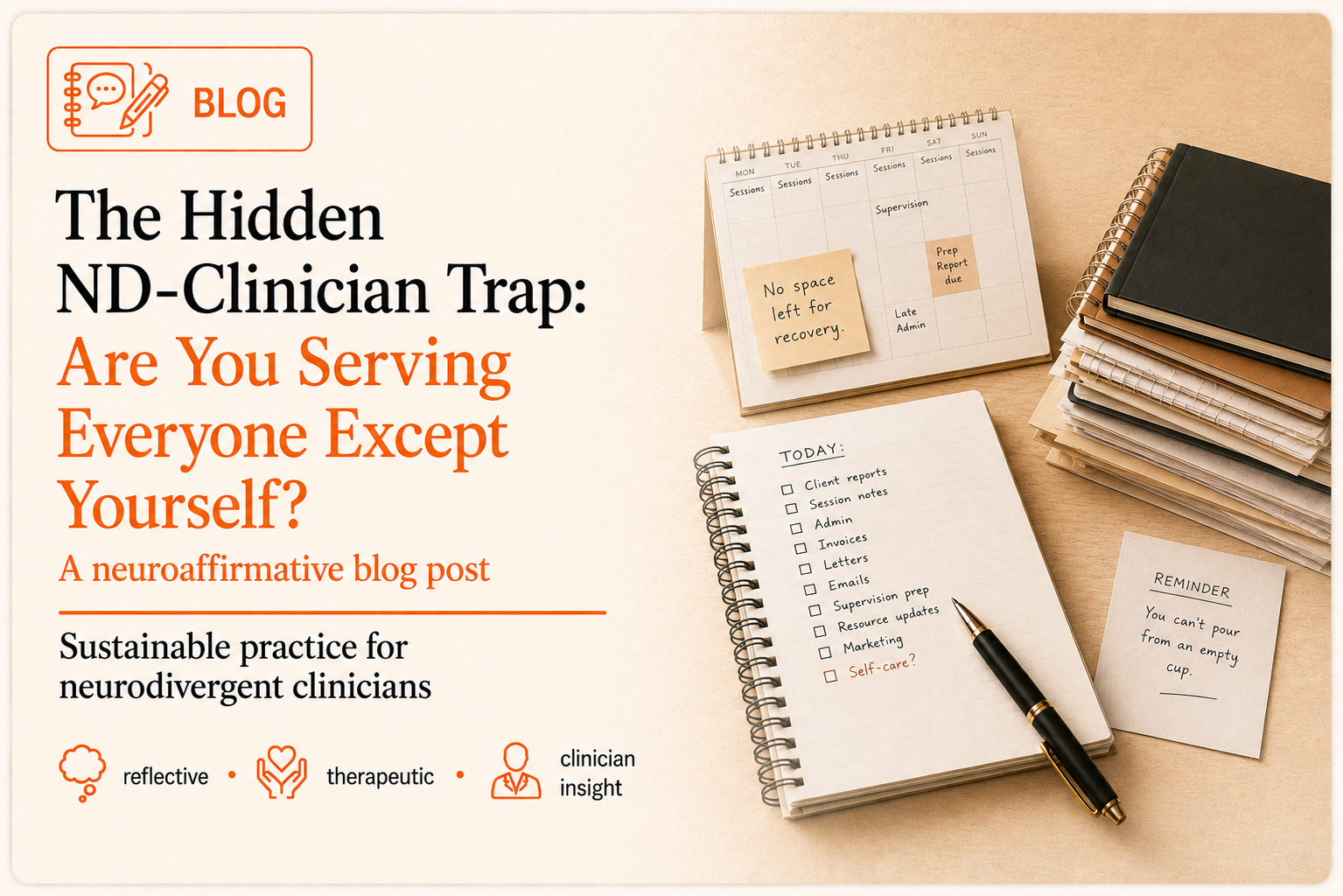 The Hidden ND-Clinician Trap: You’re Serving Everyone Except Yourself