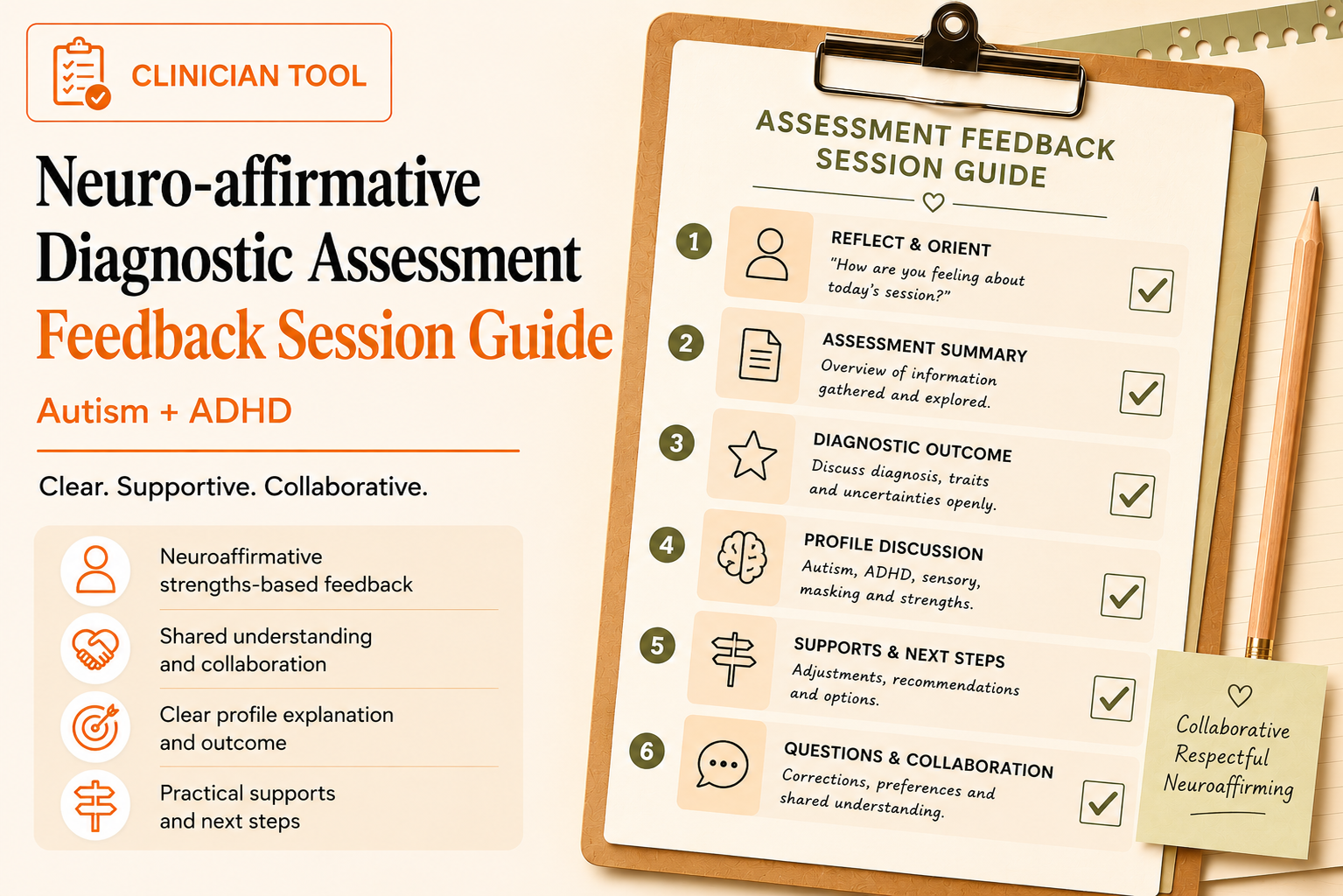 Free Neuro-affirmative Assessment Session Setup Guide