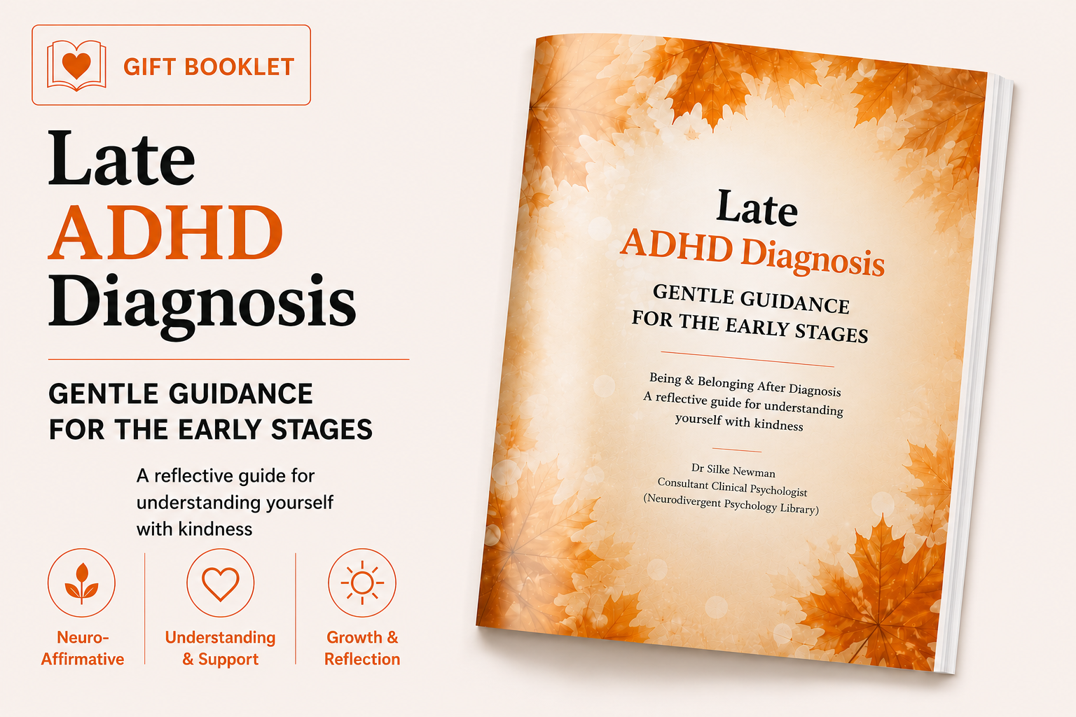 Late ADHD Diagnosis Gift Booklet