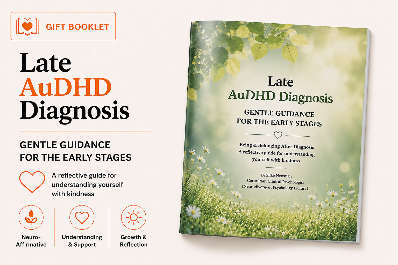Late Adult AuDHD Diagnosis Gift Booklet