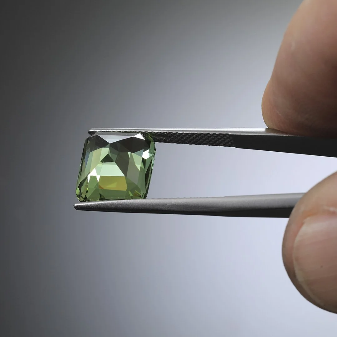 Brazilian Green Tourmaline - Rectangle Cushion - 6.29ct