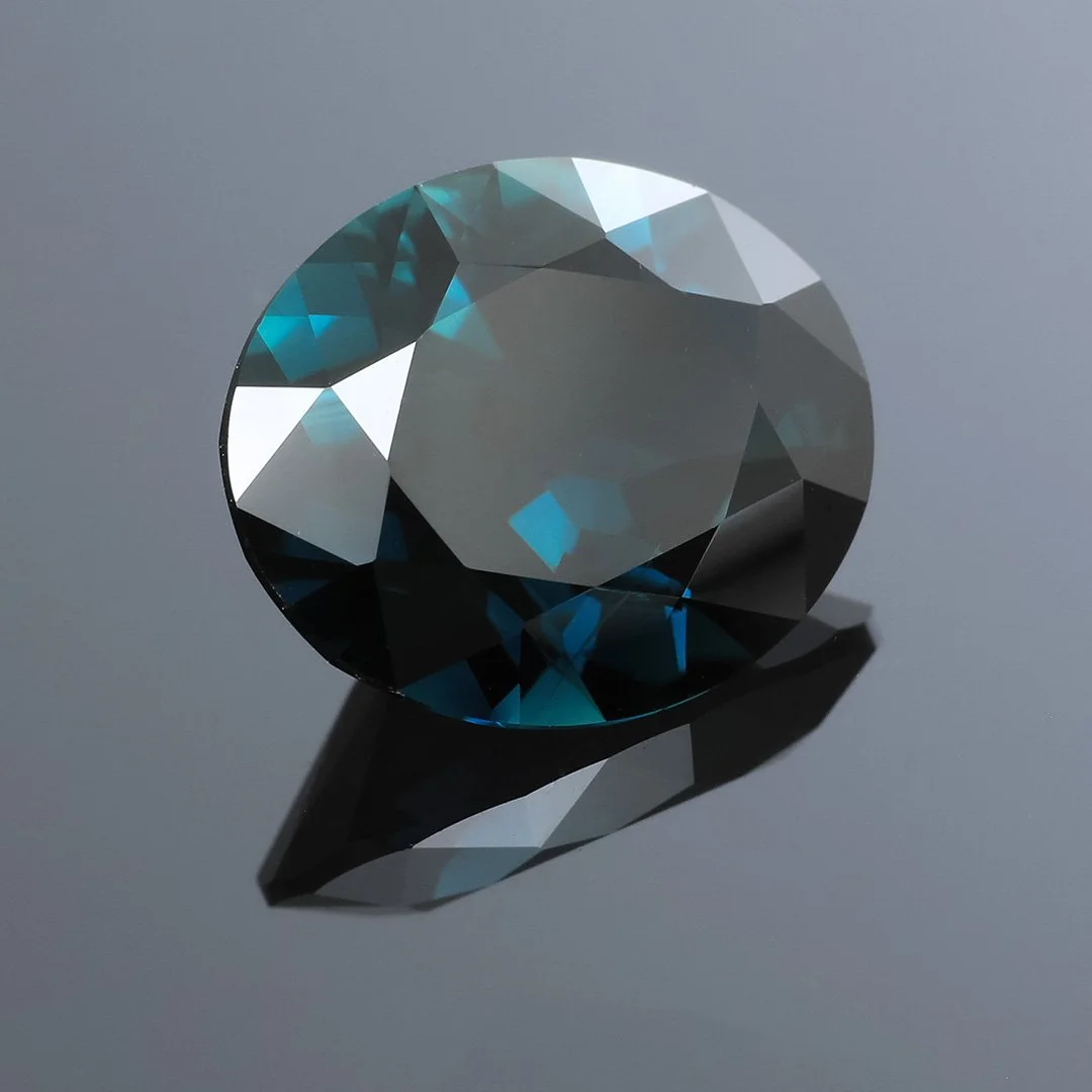 Australian Green Blue Sapphire - Oval - 3.9ct