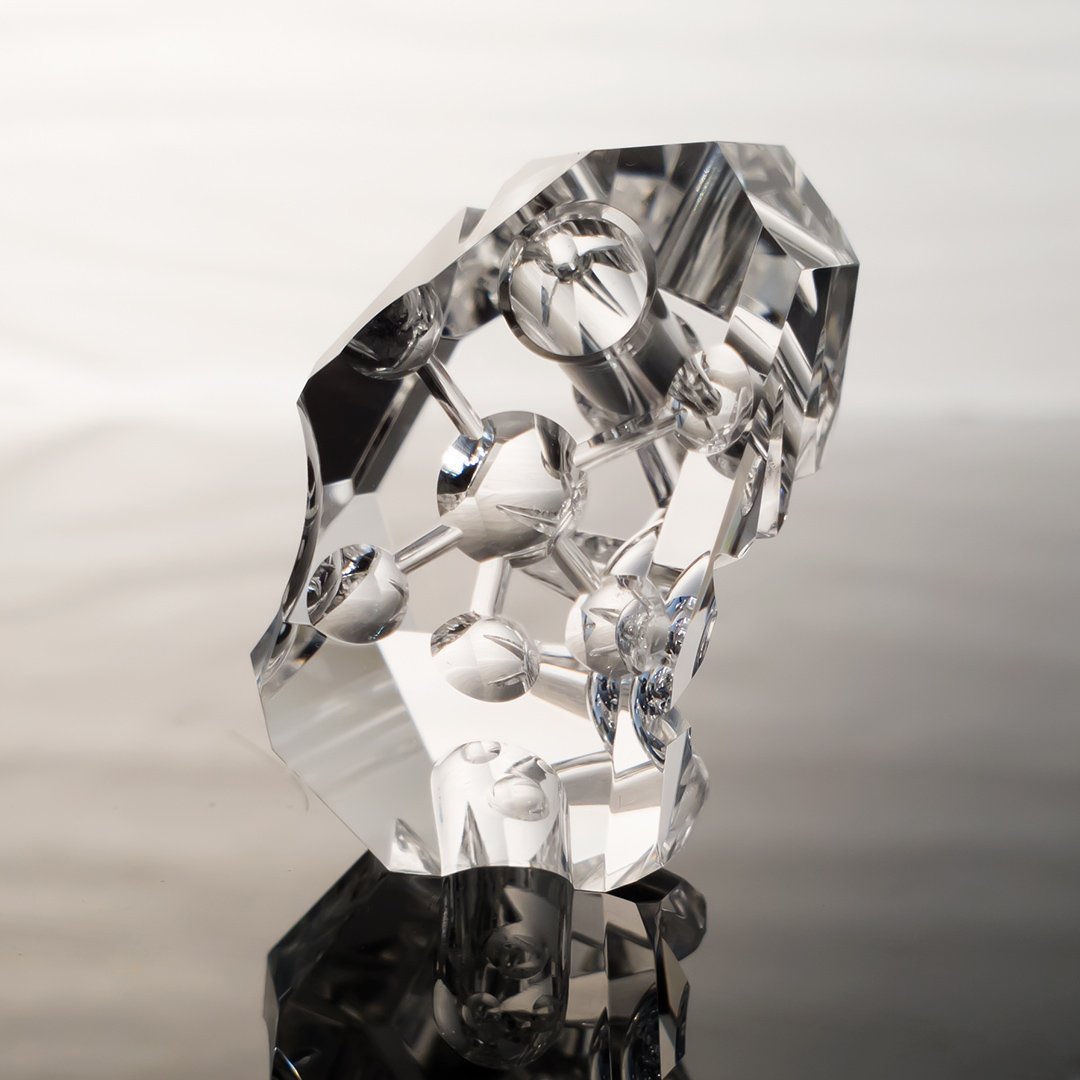 Gem Carving - Quartz Crystal - Psychonaut II - I See Lights - 99.9ct by Doug Menadue