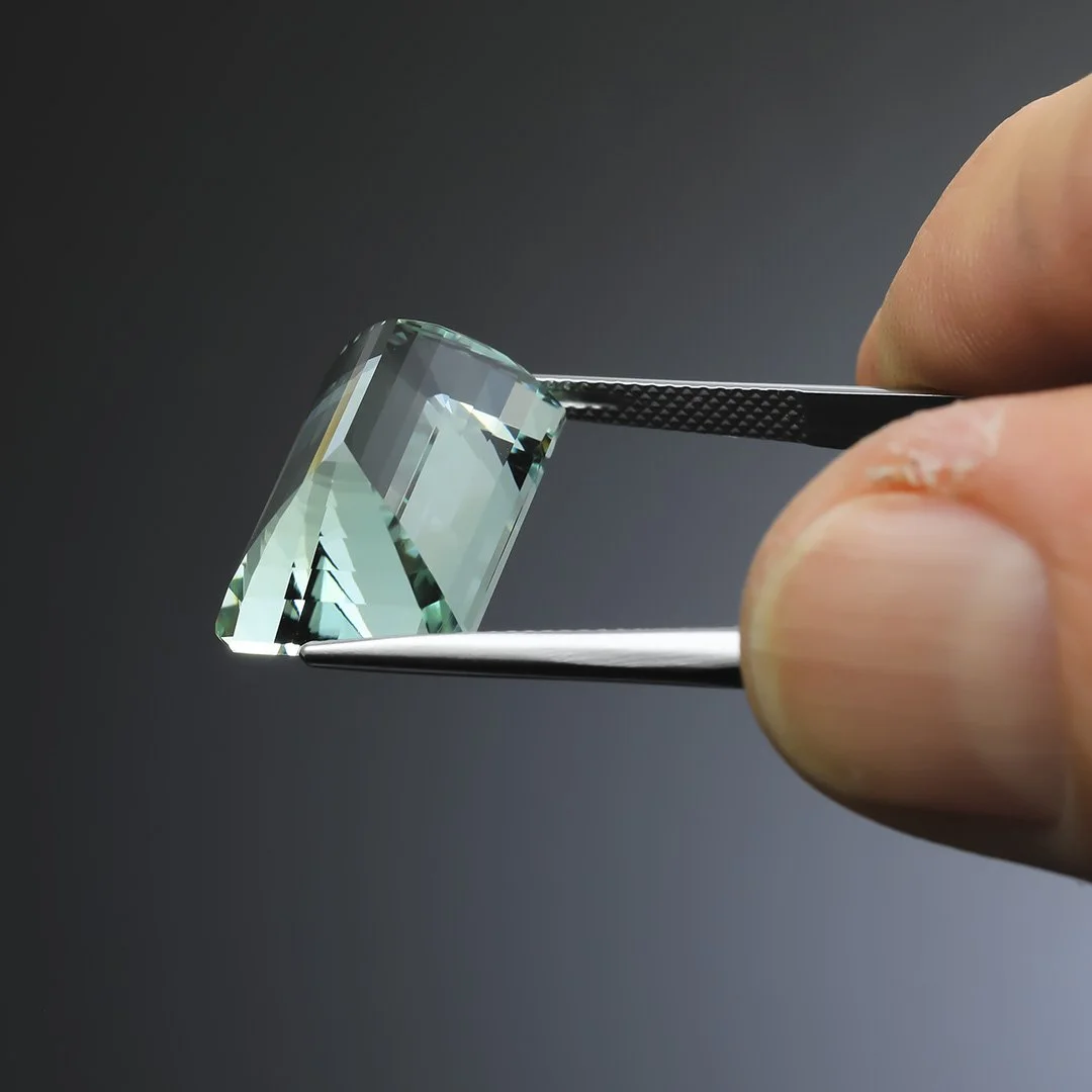 Indian Seafoam Green Beryl - Emerald Cut - 18.95ct