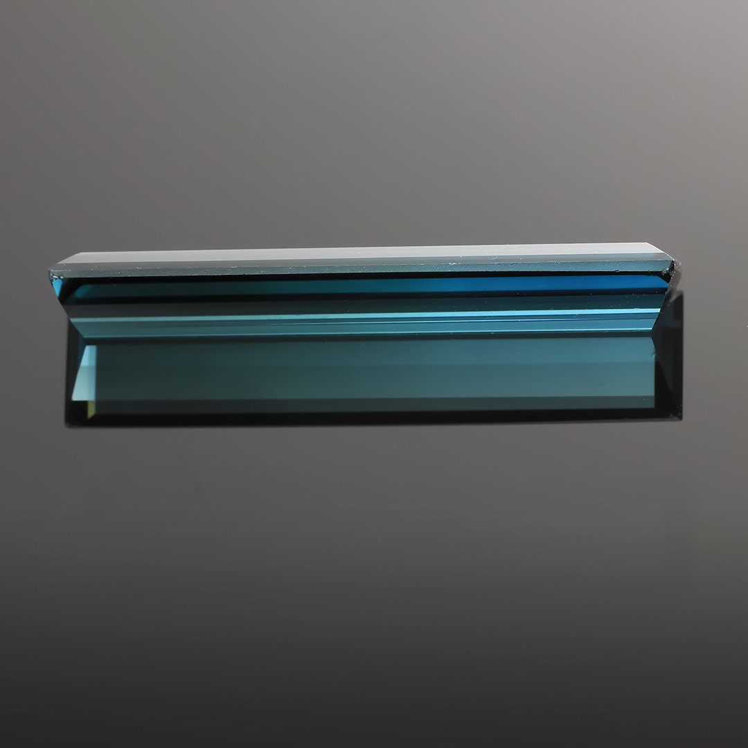 Blue Indicolite Tourmaline - Long Baguette Cut - 5.77ct