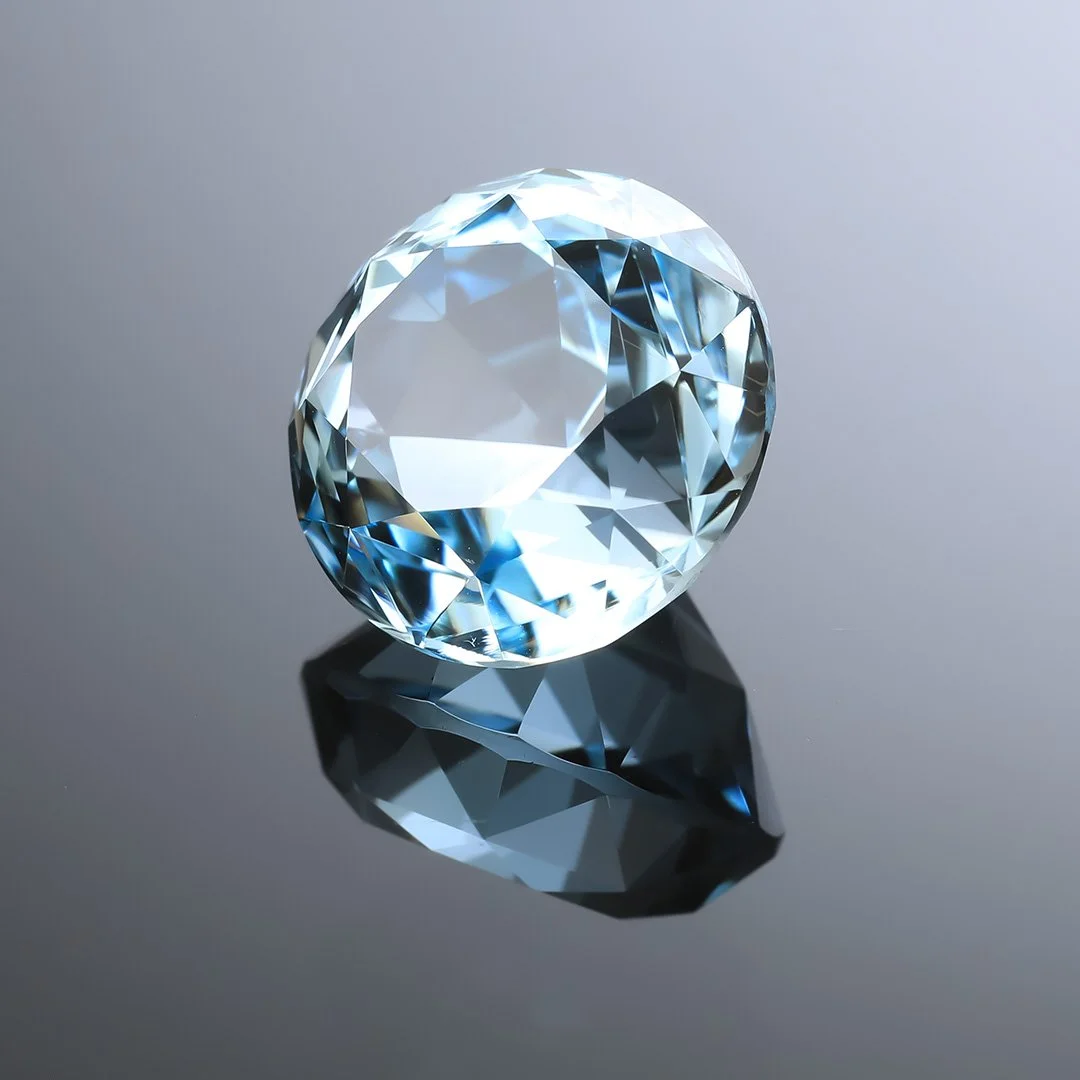 Australian O'Briens Creek Natural Blue Topaz - Supernova Round - 13.29ct