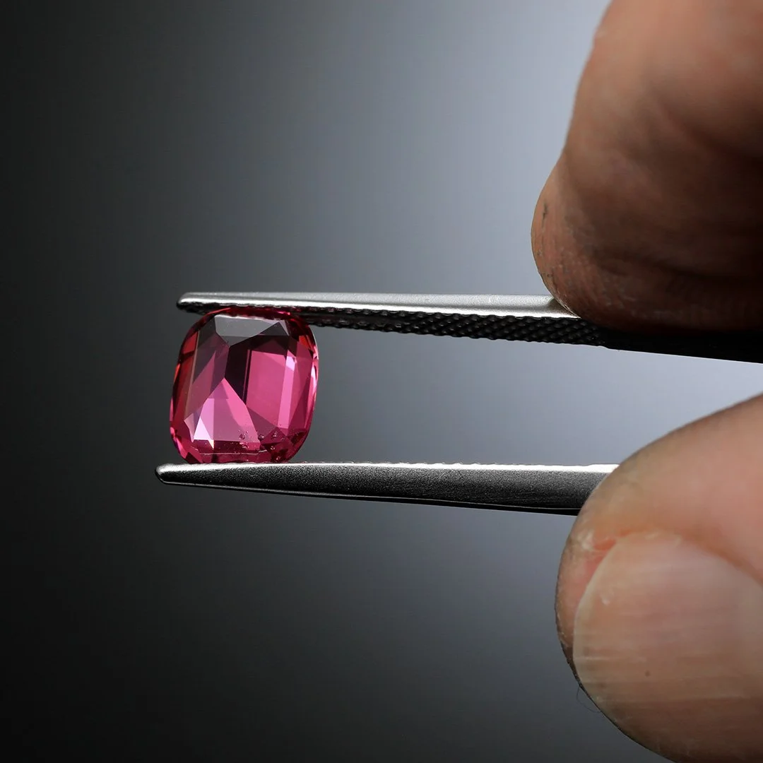 Tanzanian Mahenge Neon Spinel - Rectangle Cushion - 2.08ct