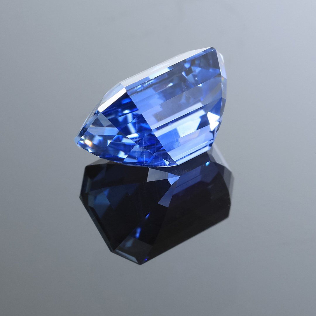 Ceylon Blue Sapphire - Emerald Cut - 8.97ct