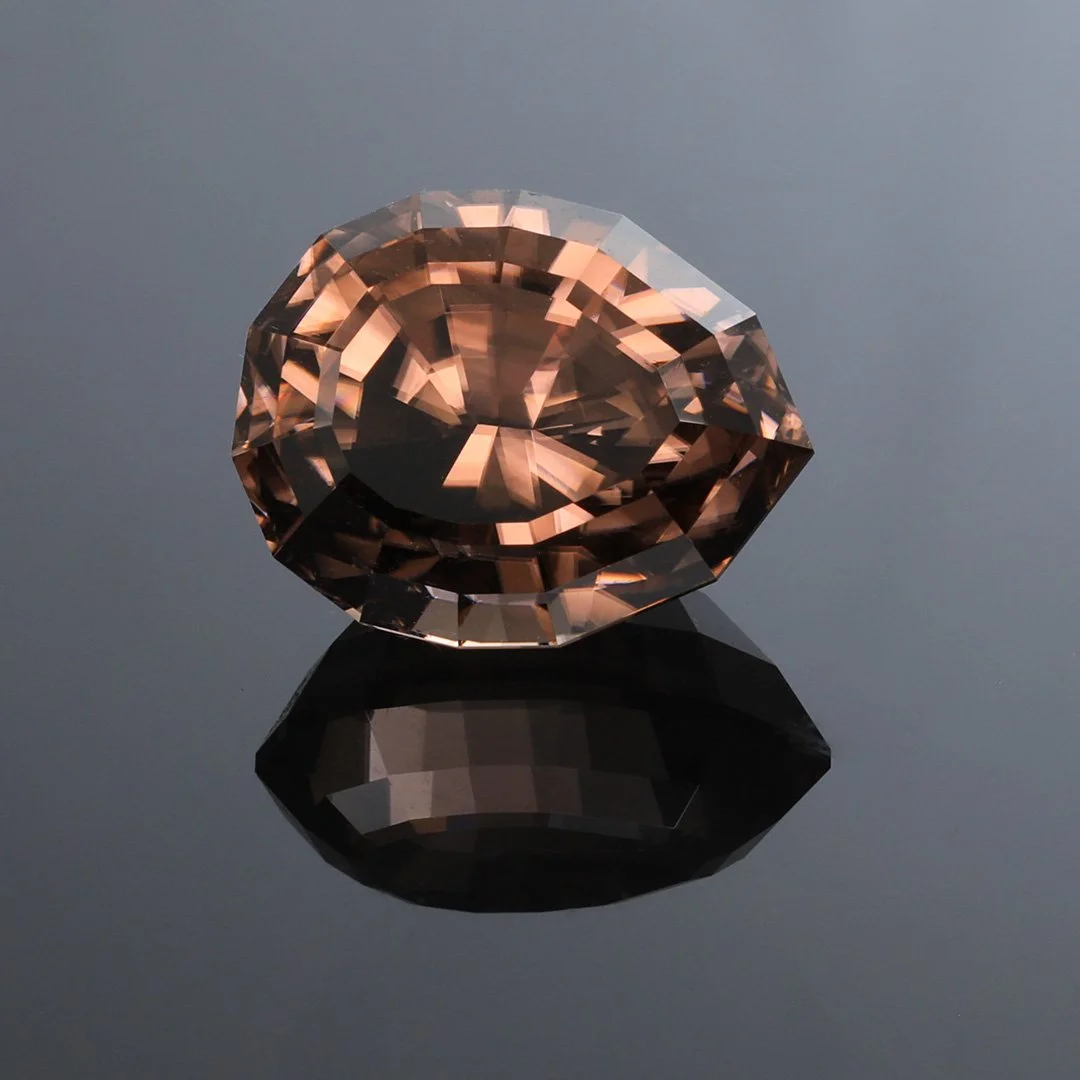 Australian Mud Tank Zircon - Oval Pear - 12.66ct