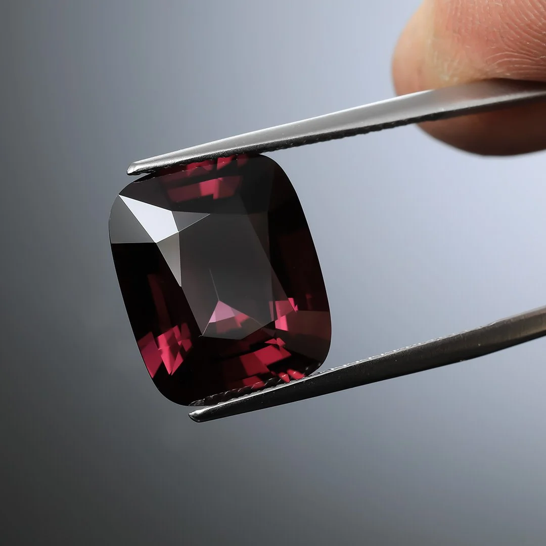 Burmese Purple Spinel - Rectangle Cushion - 10.34ct