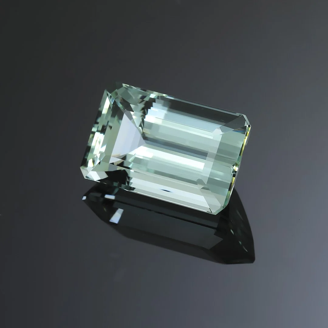 Indian Seafoam Green Beryl - Emerald Cut - 18.95ct
