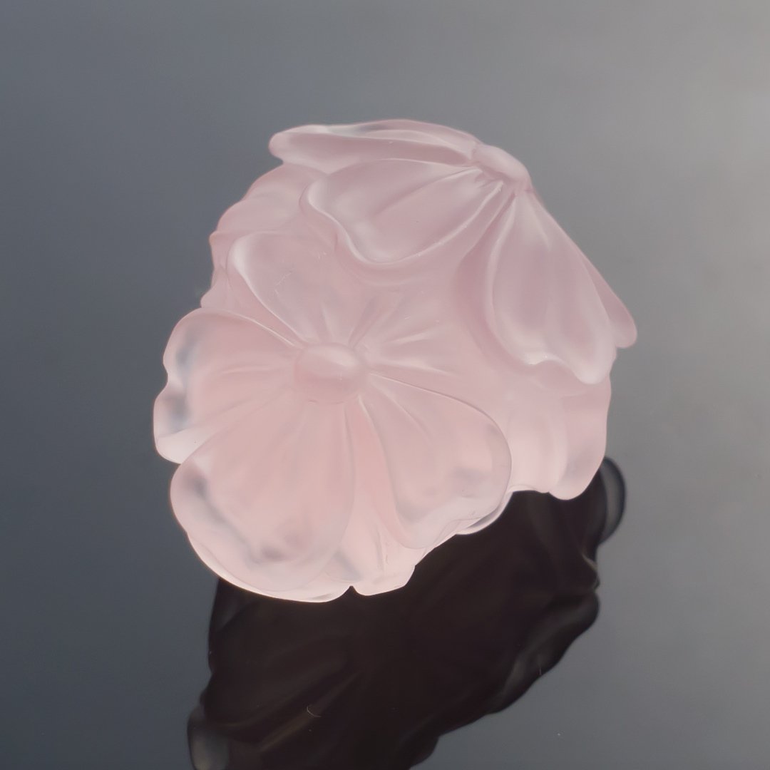 Bespoke Gems - Rose Quartz - Sakura Blossoms - 38.29ct by Doug Menadue