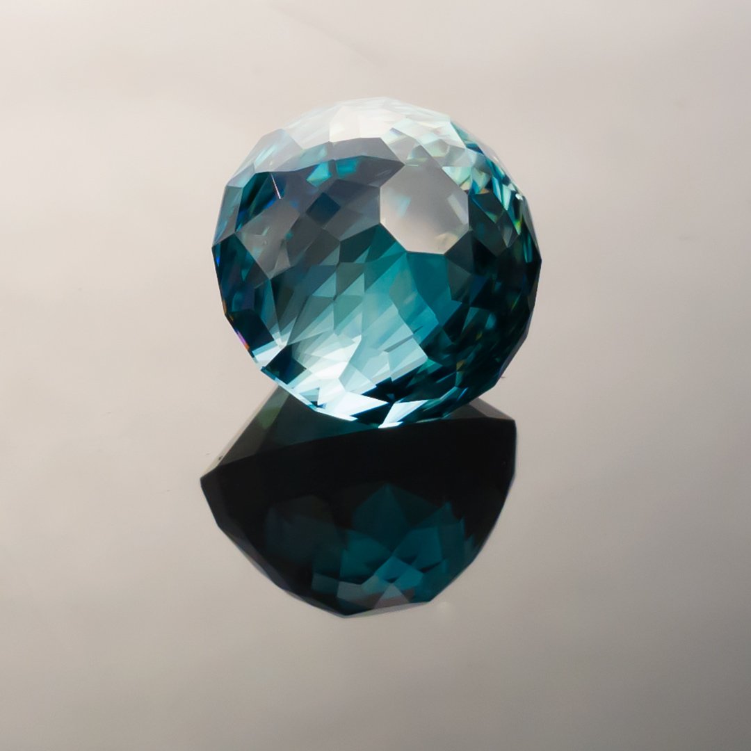 Bespoke Gems - Blue Zircon - Kalli - 8.7ct by Doug Menadue