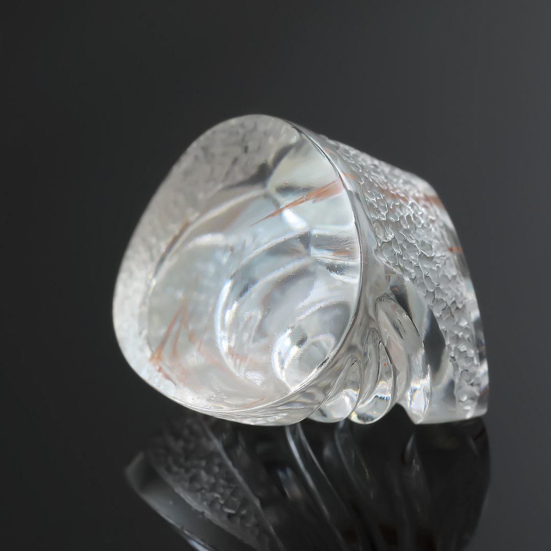 Natural Pink Blue Topaz - Innerscape Abstract Object - 49.84ct by Doug Menadue