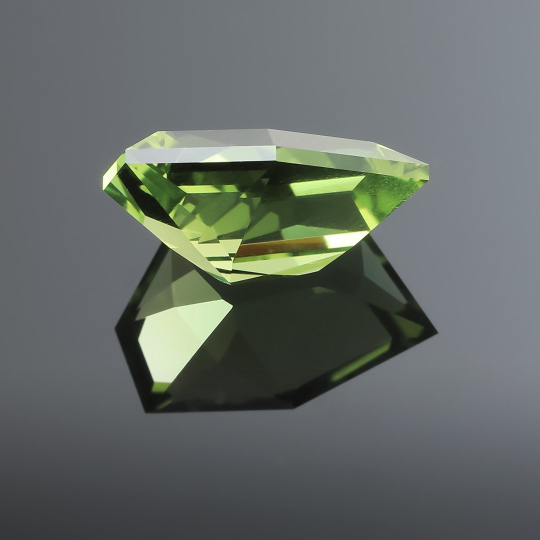 Australian Green Sapphire - Freeform Hexagon - 1.73ct
