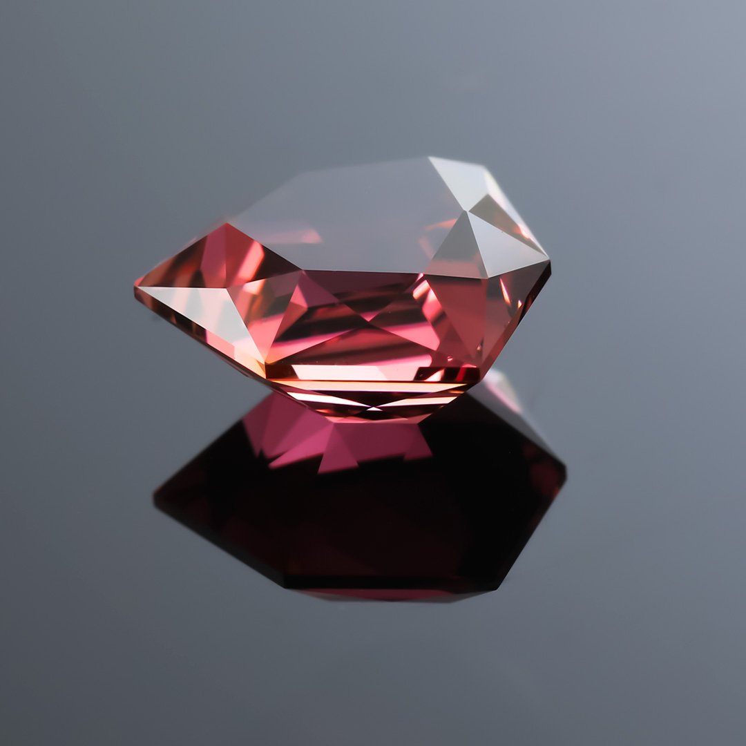 Pink Tourmaline - Hexagon Portrait Cut - 2.71ct