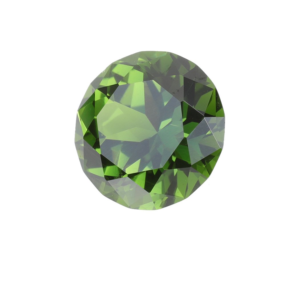 Bespoke Gems - Australian Green Sapphire - Round Brilliant - 4.42ct