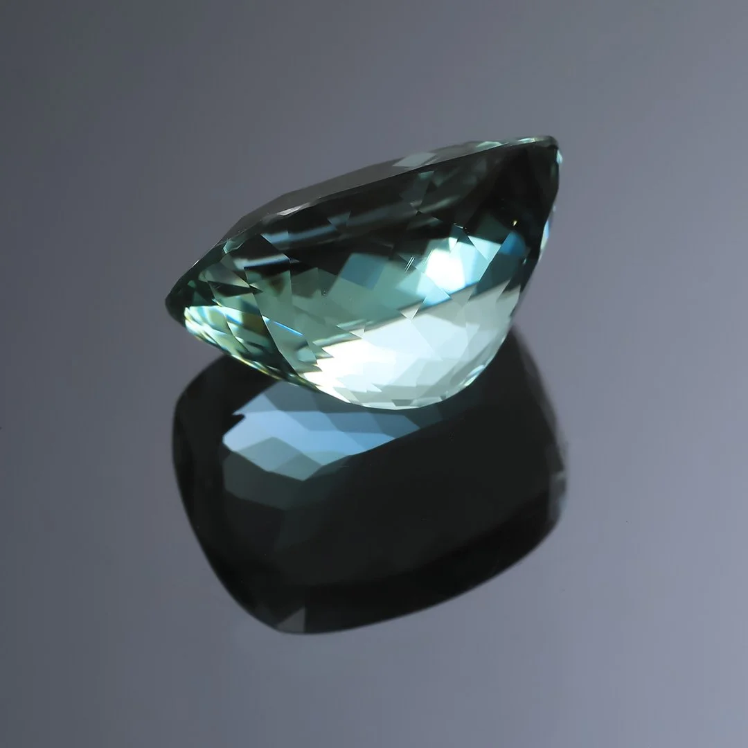 Madagascan Seafoam Green Beryl - Rectangle Cushion - 8.95ct