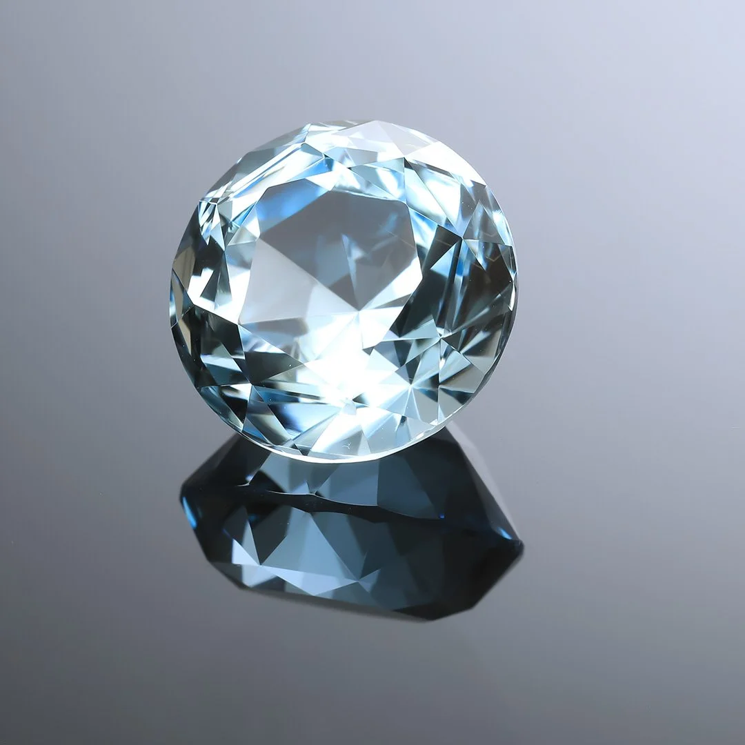 Australian O'Briens Creek Natural Blue Topaz - Supernova Round - 13.29ct