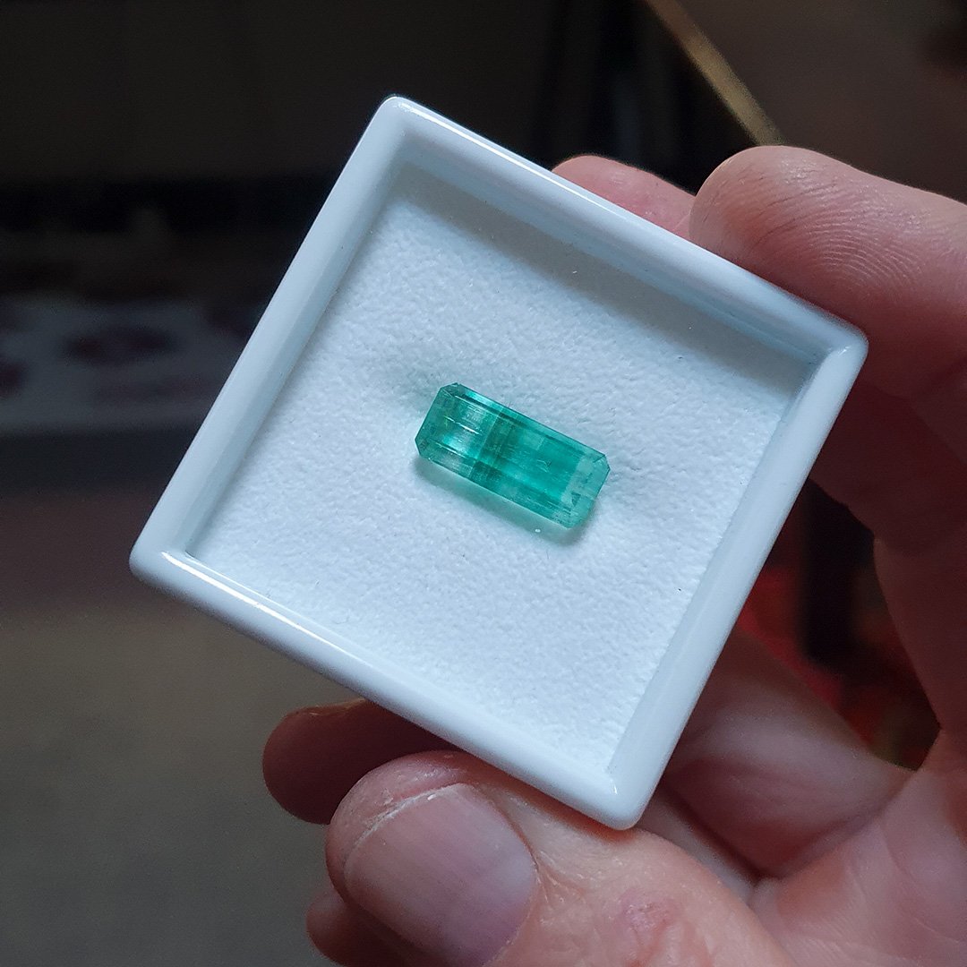 Australian Torrington Banded Emerald - Emerald Cut - 7.5ct