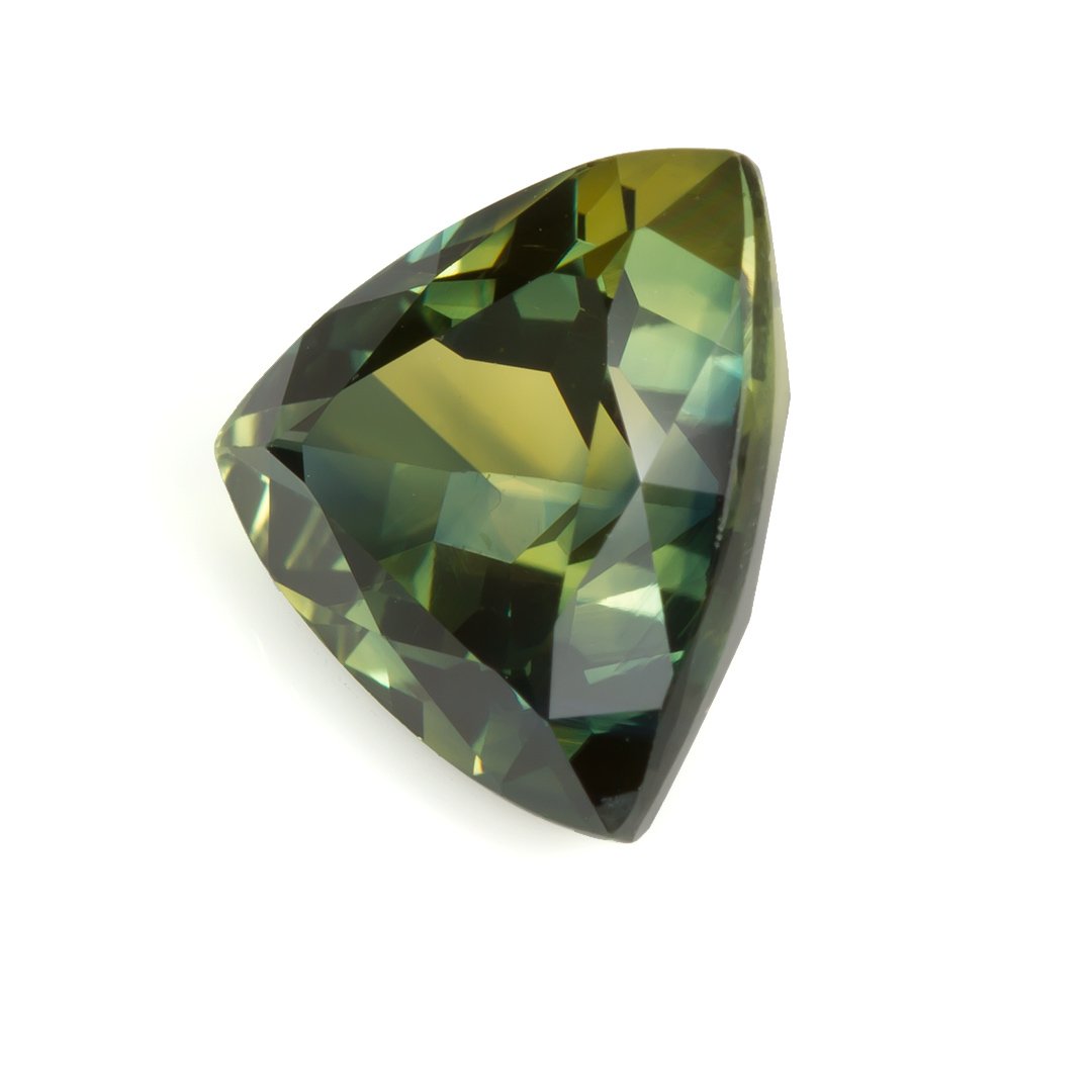 Bespoke Gems - Australian Parti Sapphire - Trillion - 4.58ct