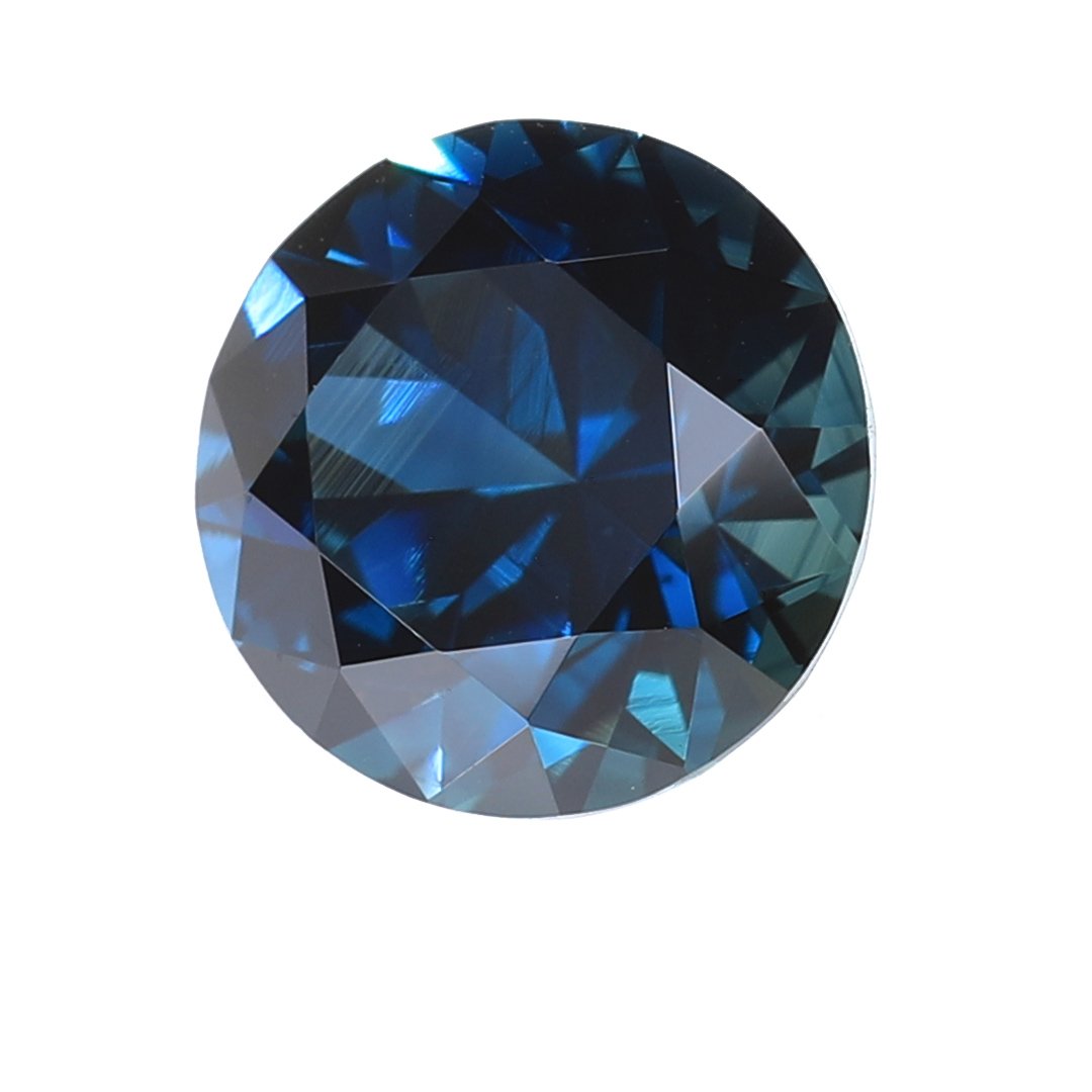 Bespoke Gems - Australian Blue Sapphire - Round Brilliant - 2.18ct
