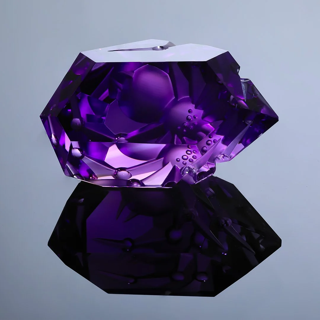 Brazilian Amethyst - Phase Spider - 90.11ct