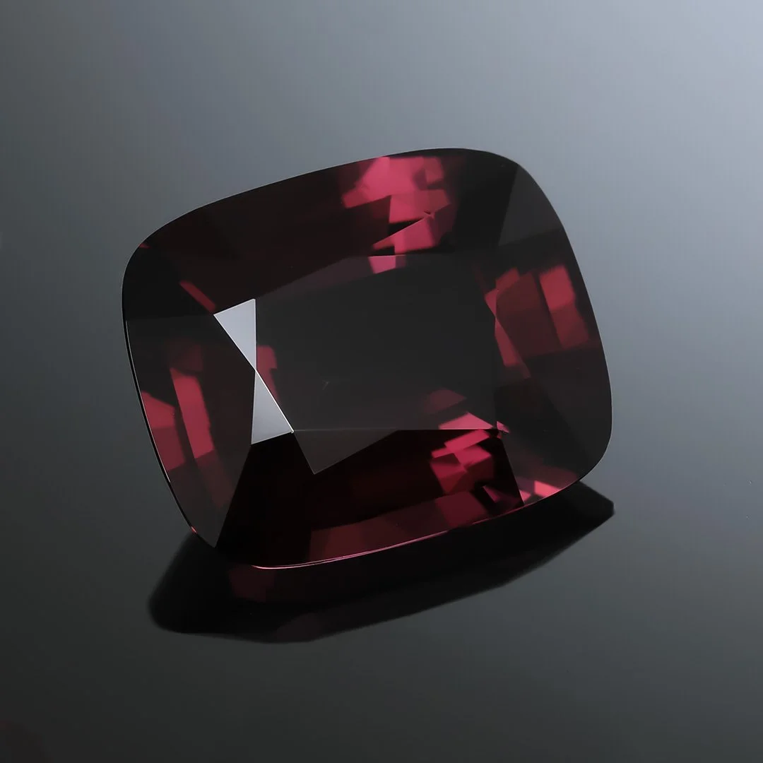 Burmese Purple Spinel - Rectangle Cushion - 10.34ct