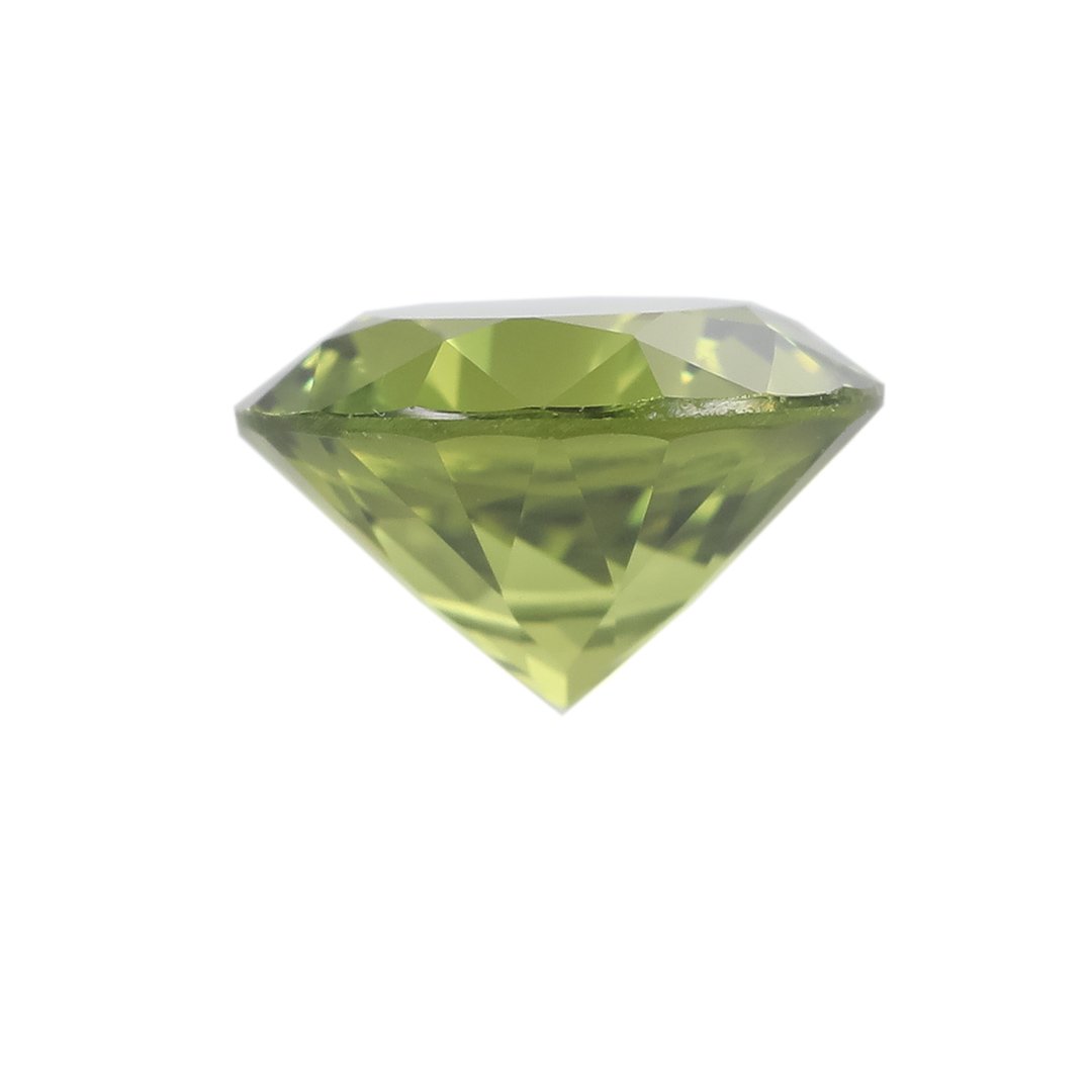 Bespoke Gems - Australian Chartreuse Sapphire - Round Brilliant - 1.1ct
