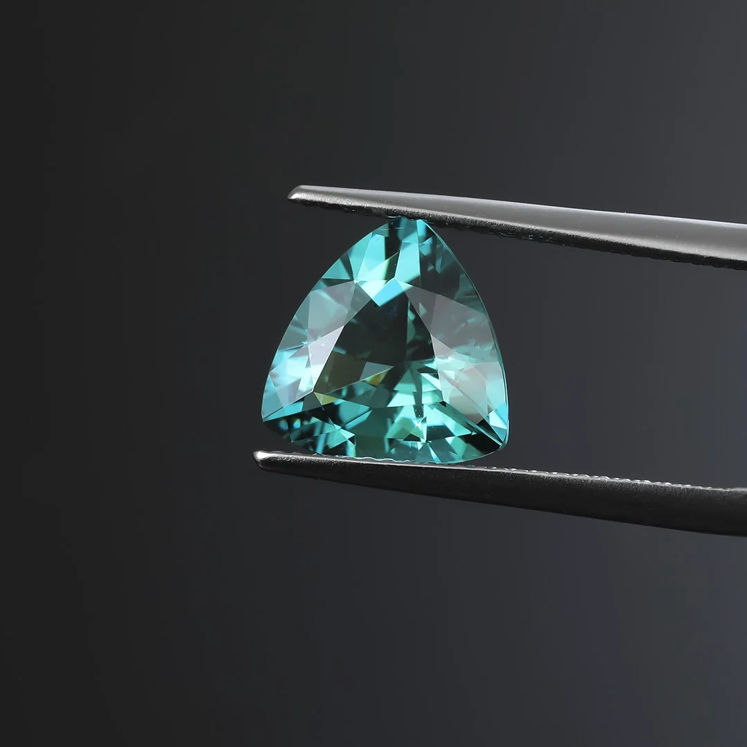 Namibian Lagoon Tourmaline - Trillion - 3.10ct