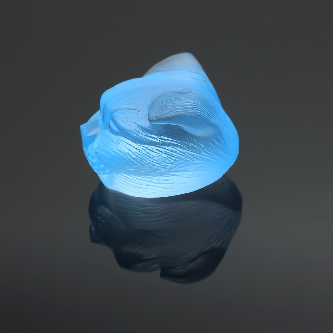 Sky Blue Topaz - Thumbnail Bust - Skye - 40.22ct