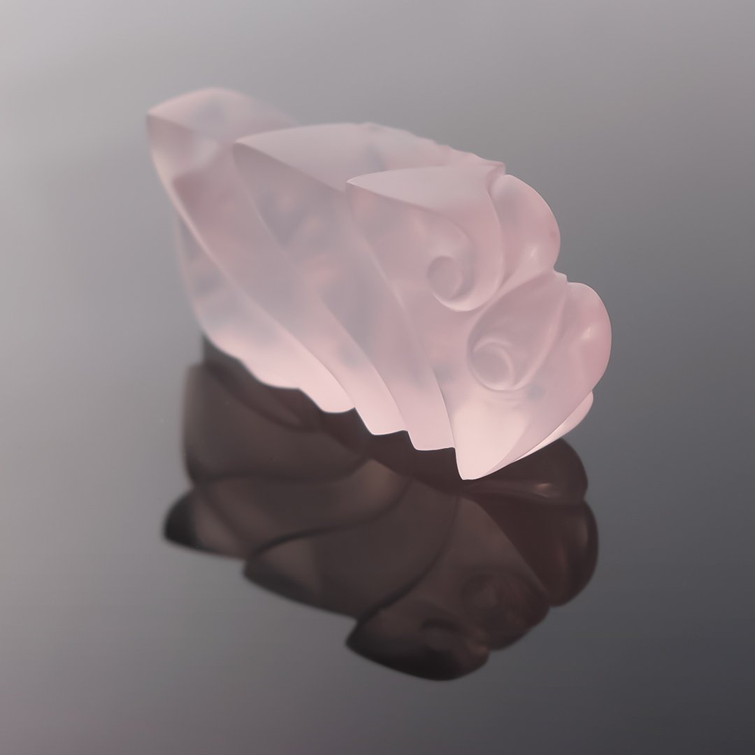 Bespoke Gems - Rose Quartz - Sakura Waterfall - 98.36ct by Doug Menadue