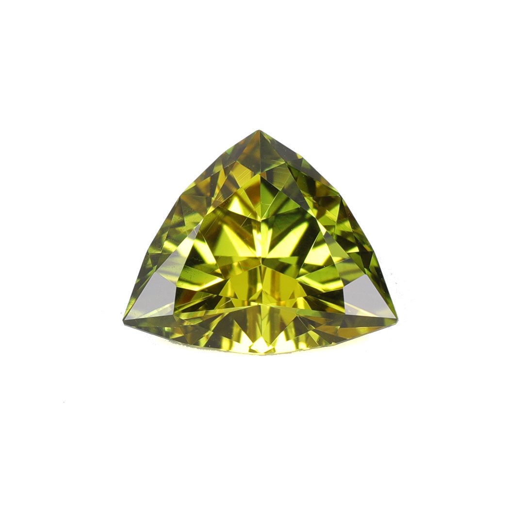 Bespoke Gems - Australian Yellow Parti Sapphire - Trillion - 2.04ct