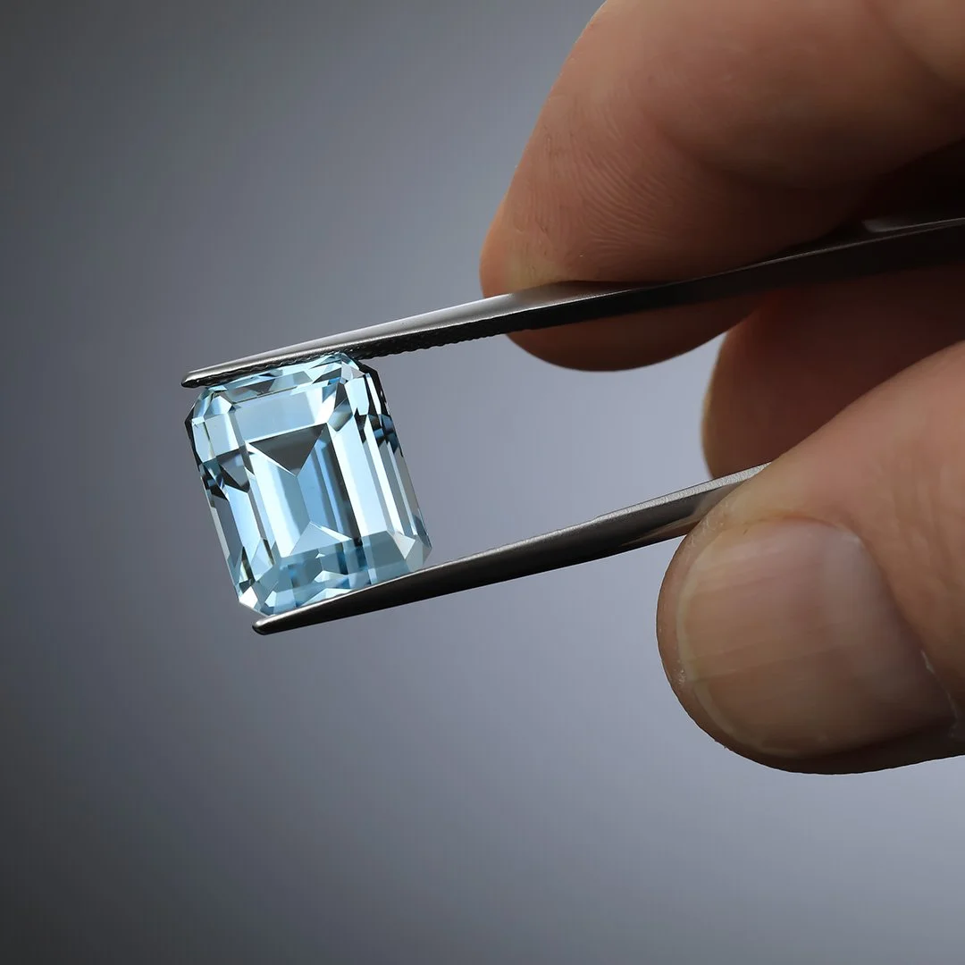 Australian O'Briens Creek Natural Blue Topaz - Emerald Cut - 14.59ct